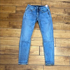 Silver Avery Skinny Jeans